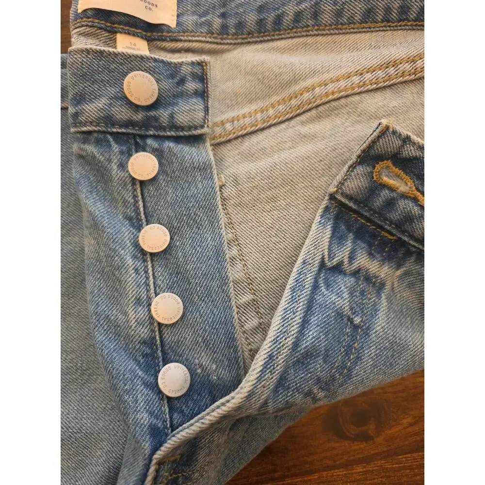 Universal Thread Women's Mid-Rise Baggy Classic 90's Vintage Straight🆕SZ 14 - Picture 8 of 9